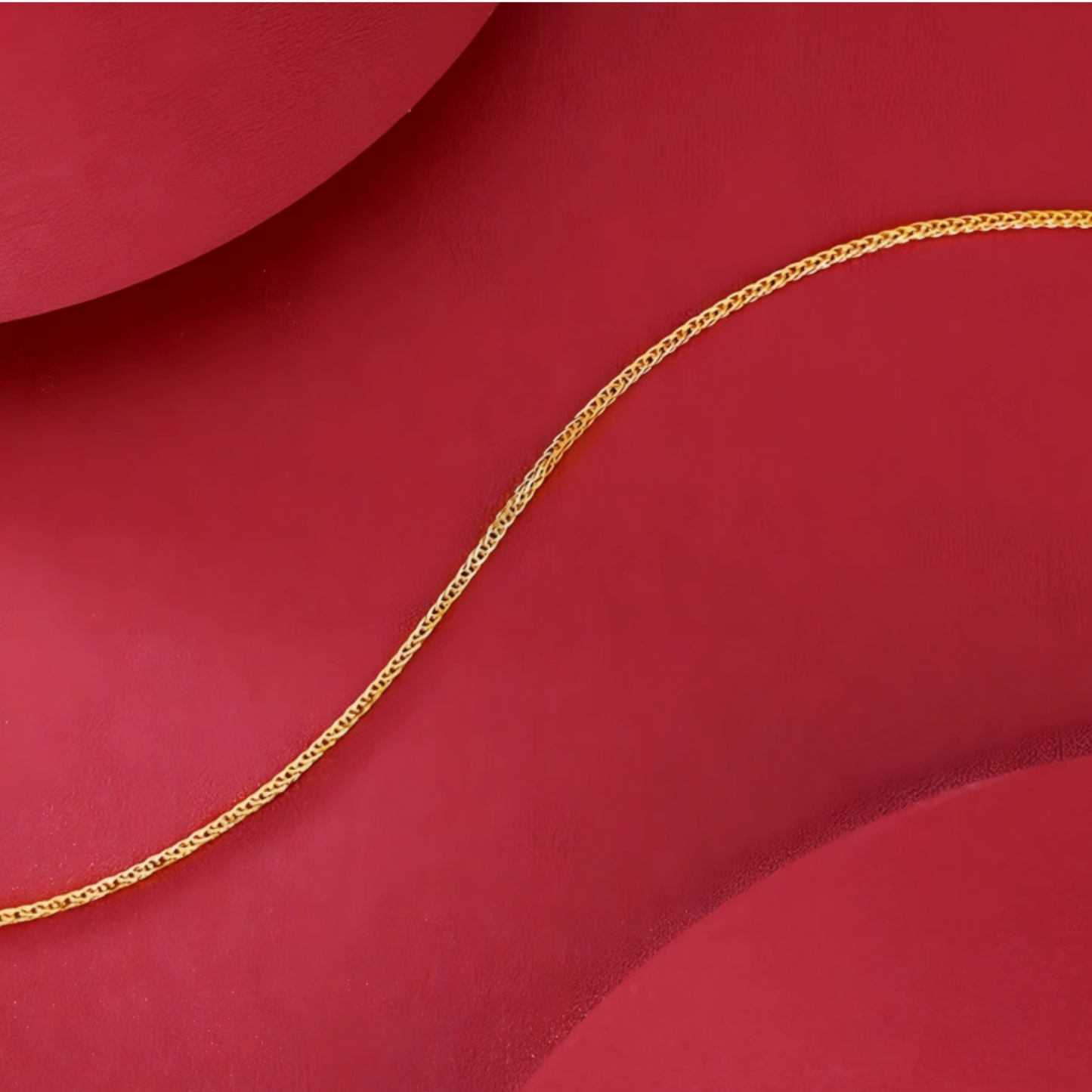 24K 999 Gold Chopin Chain Necklace