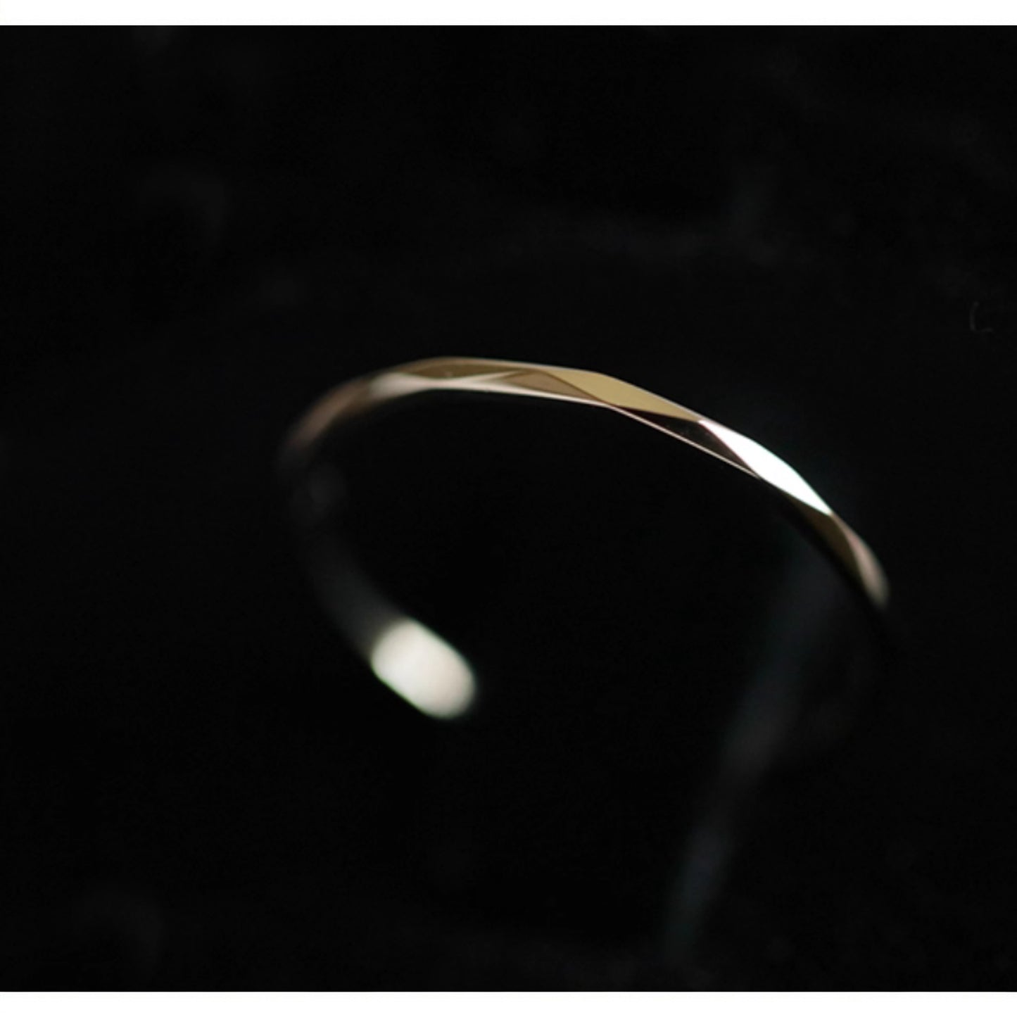 9K Pure Gold Minimal Style Stacking Ring
