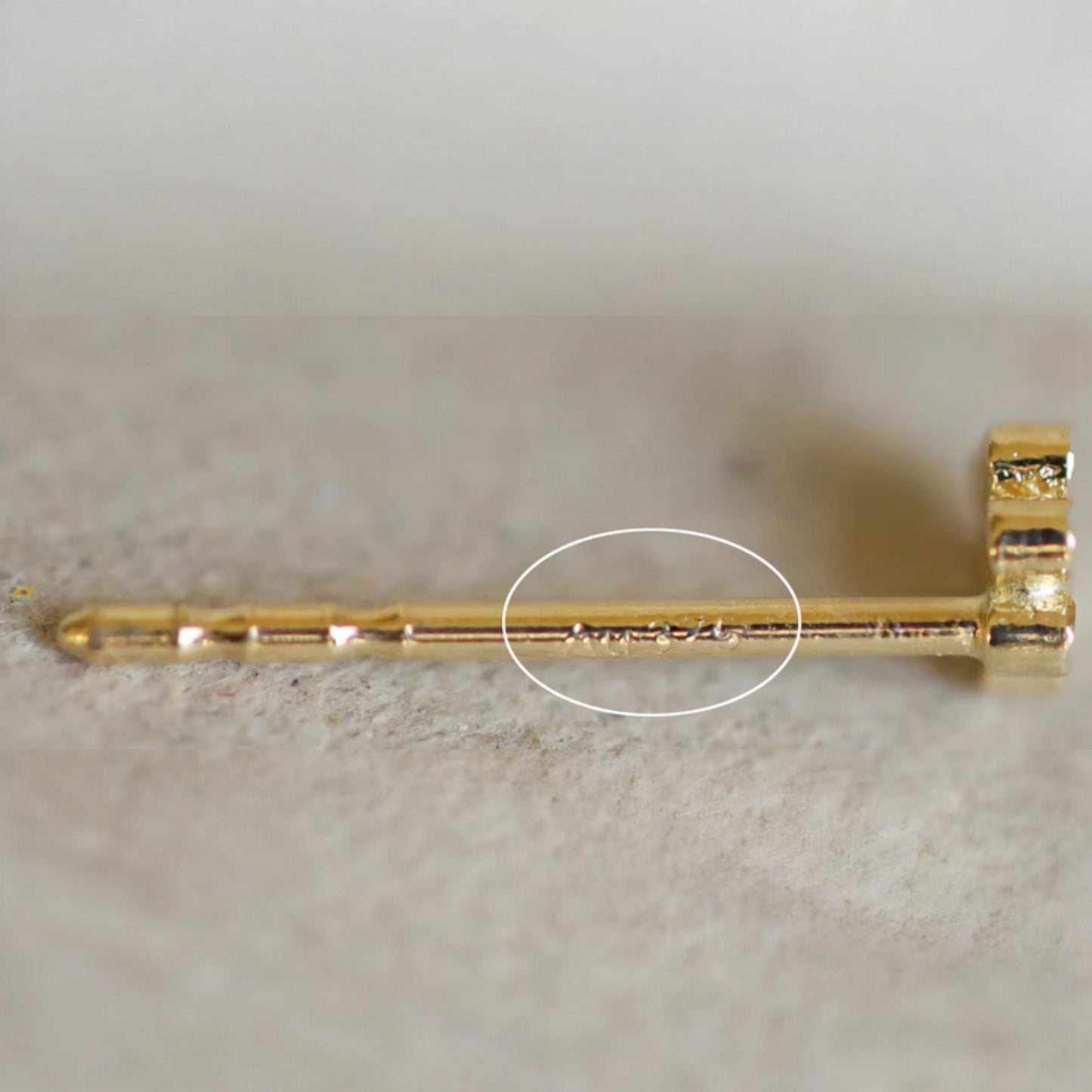 9k Gold Minimal Dainty Mini Sparkling Zircon Flower Stud Earrings