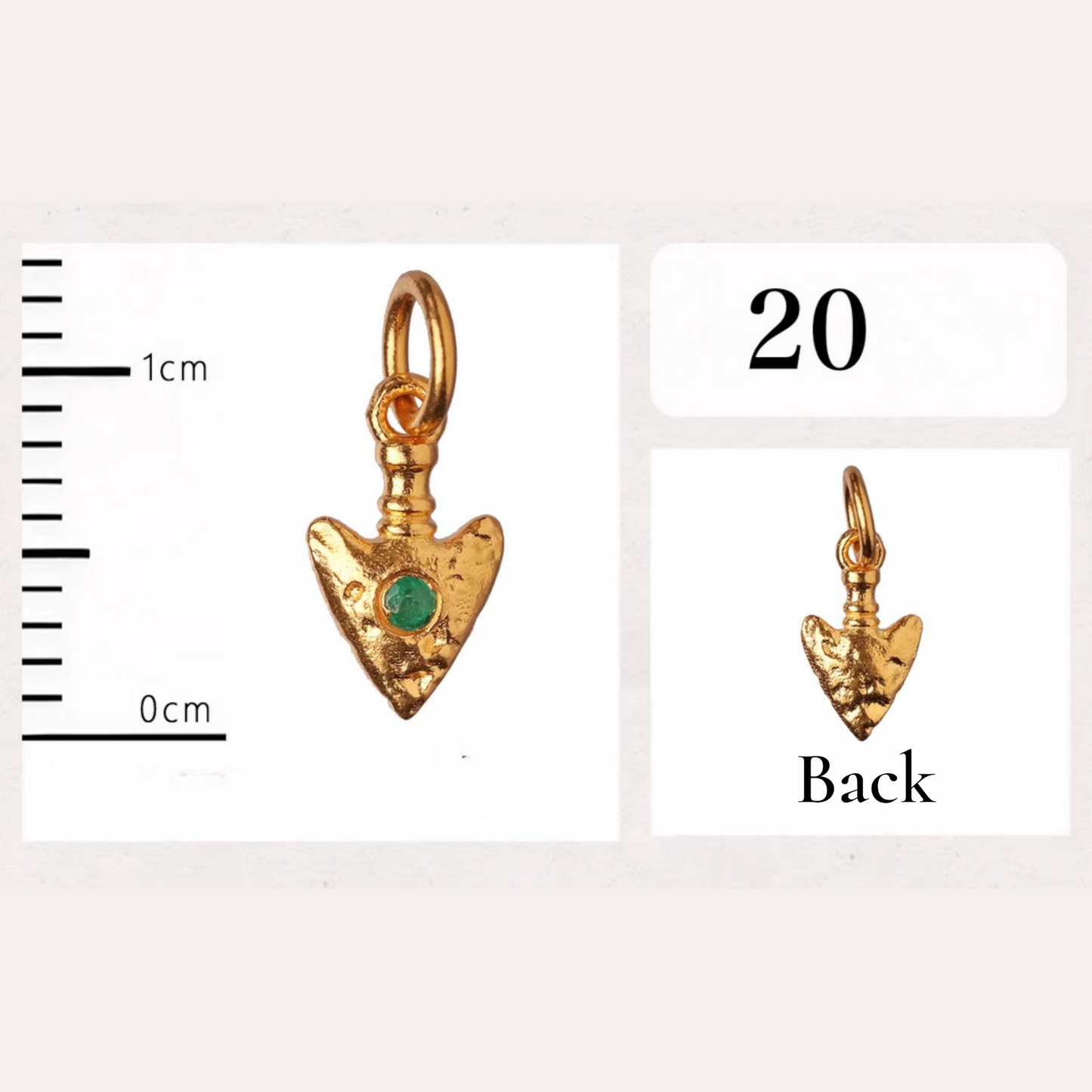 24K Gold D.I.Y Small Charm Heart Star Styles