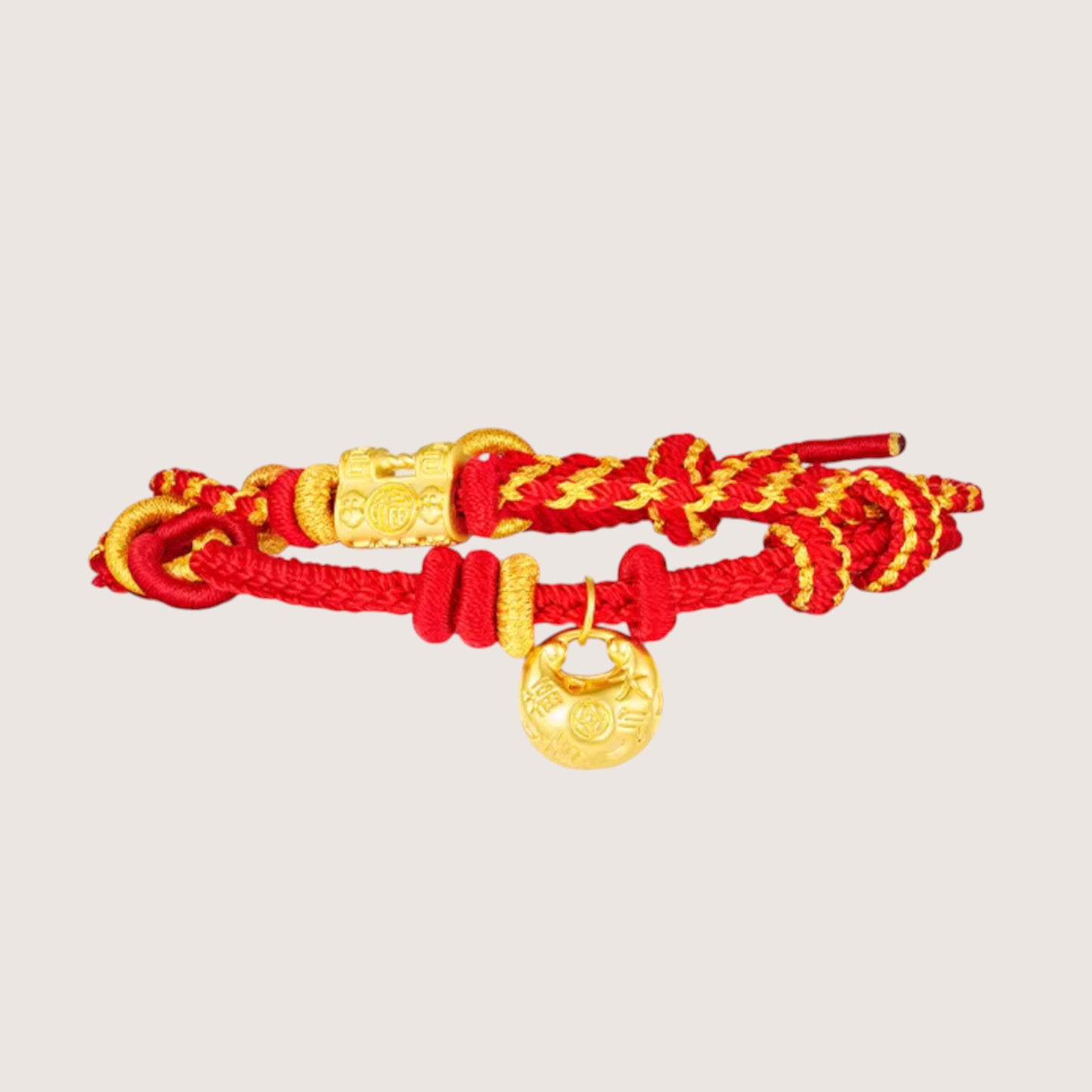 24K Mini D.I.Y Blessing Lock Charm