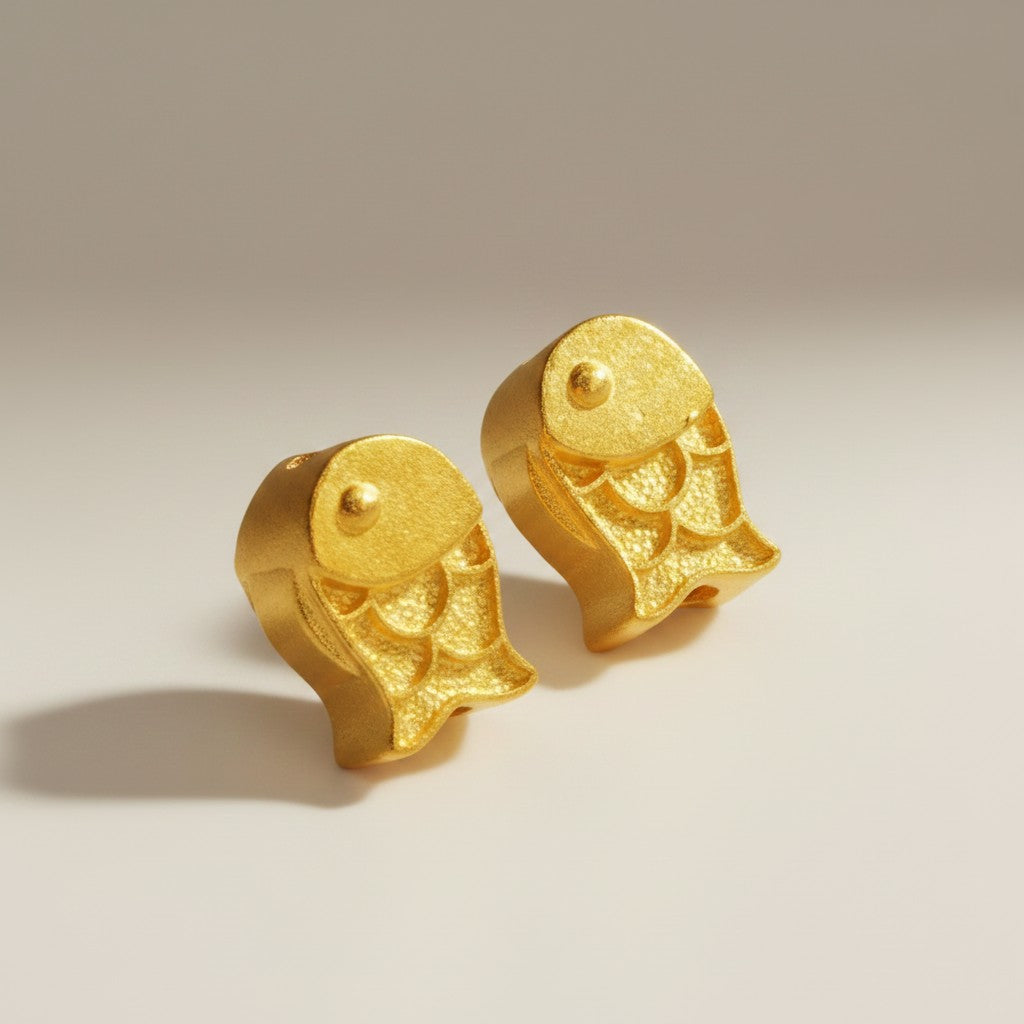 24k Fine Gold D.I.Y Fish Koi Lucky Charm