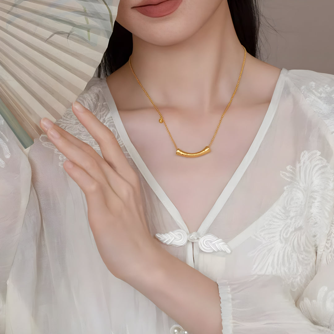 24K Pure Real 999 Gold Chain - Gypsophila Co.