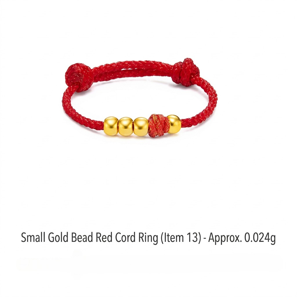 24K 999 Fortune Turning Bead Weaving Couple Men Women Ring