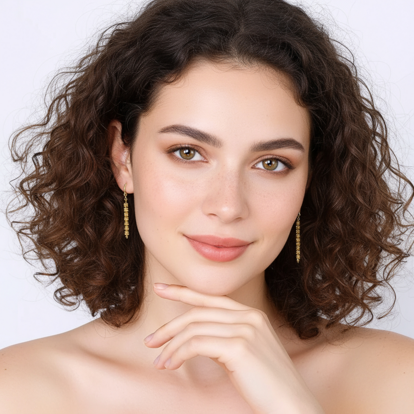 24K 999 Gold Unique and Trendy Phoenix Tail Tassels Earrings