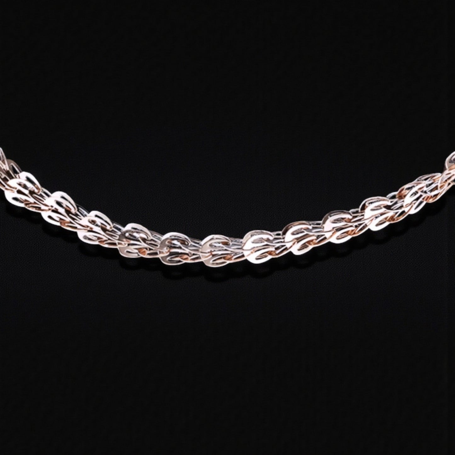 18K Yellow Gold Rose Gold Chain Phoenix Tail Bracelet