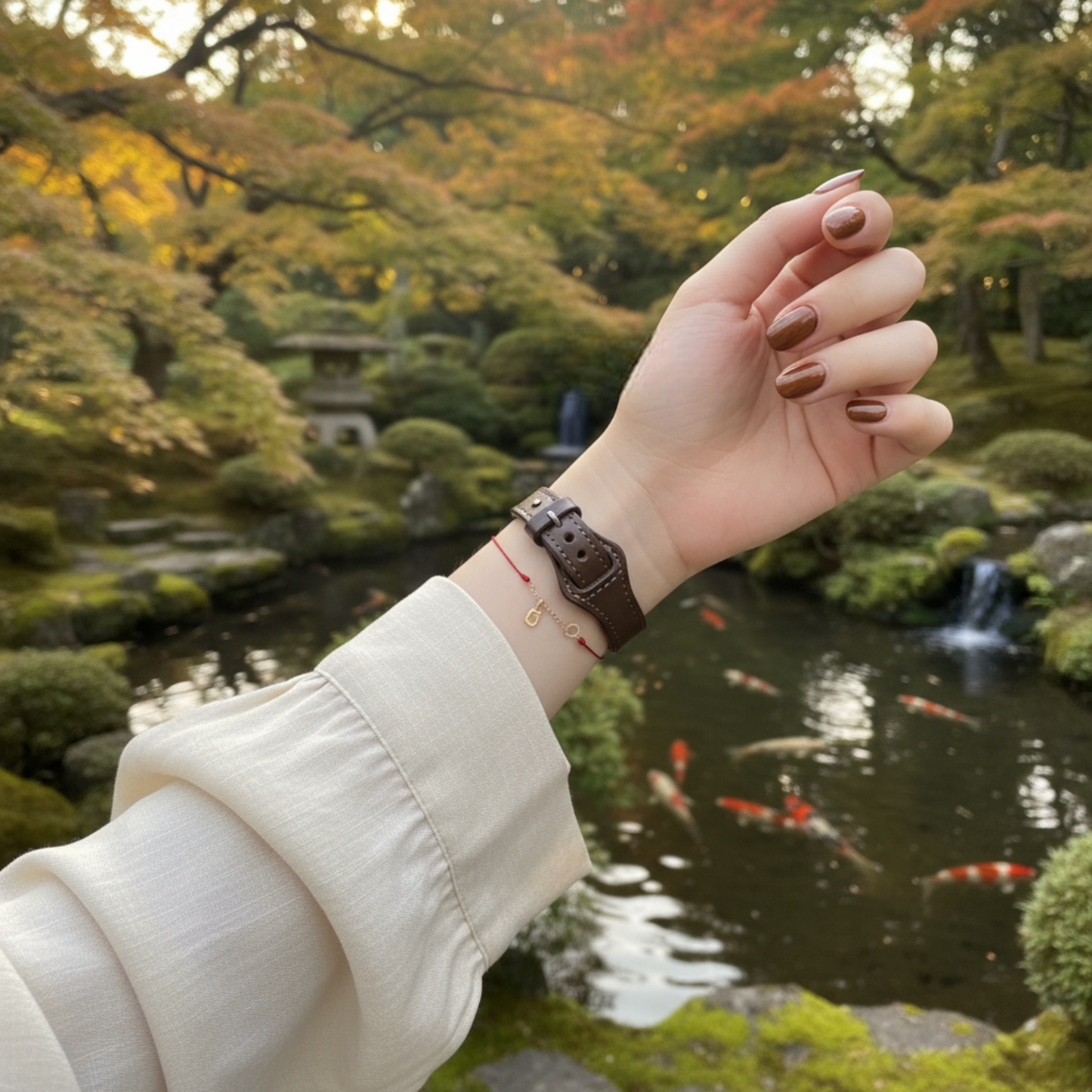 9K Gold Minimal Dainty Chinese Bringing wealth and good fortune Pendant D.I.Y Charm