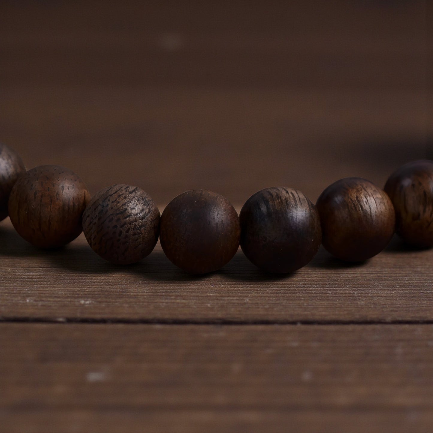 24k Solid 999 Gold Lucky Gourd Beads Natural wood Bracelet For Men and Women