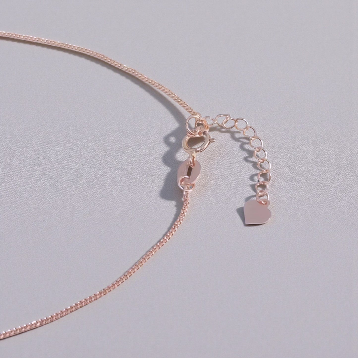 18K Rose Gold Layered Circular Loop Pendant Necklace