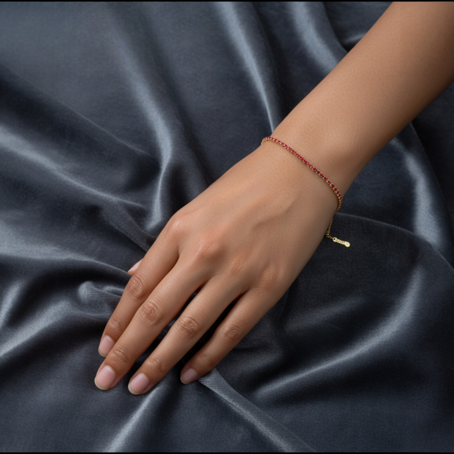 18K Gold Chinese Coin Bring Wealth Lucky Red Braided Bracelet