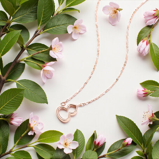 18K Gold Luck Lucky Gourd Pendant Necklace