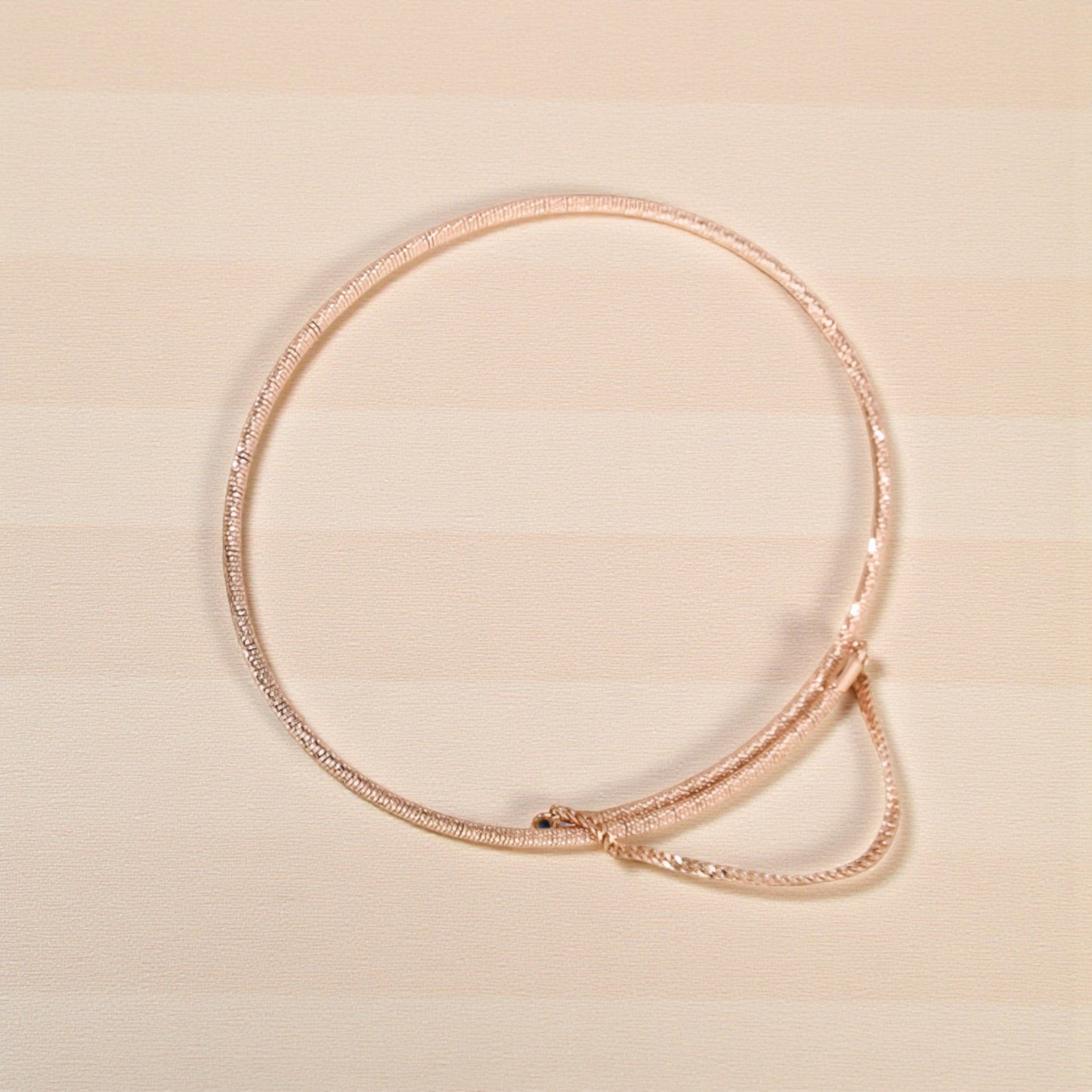 18K Rose Gold Soft Bangle Bracelet