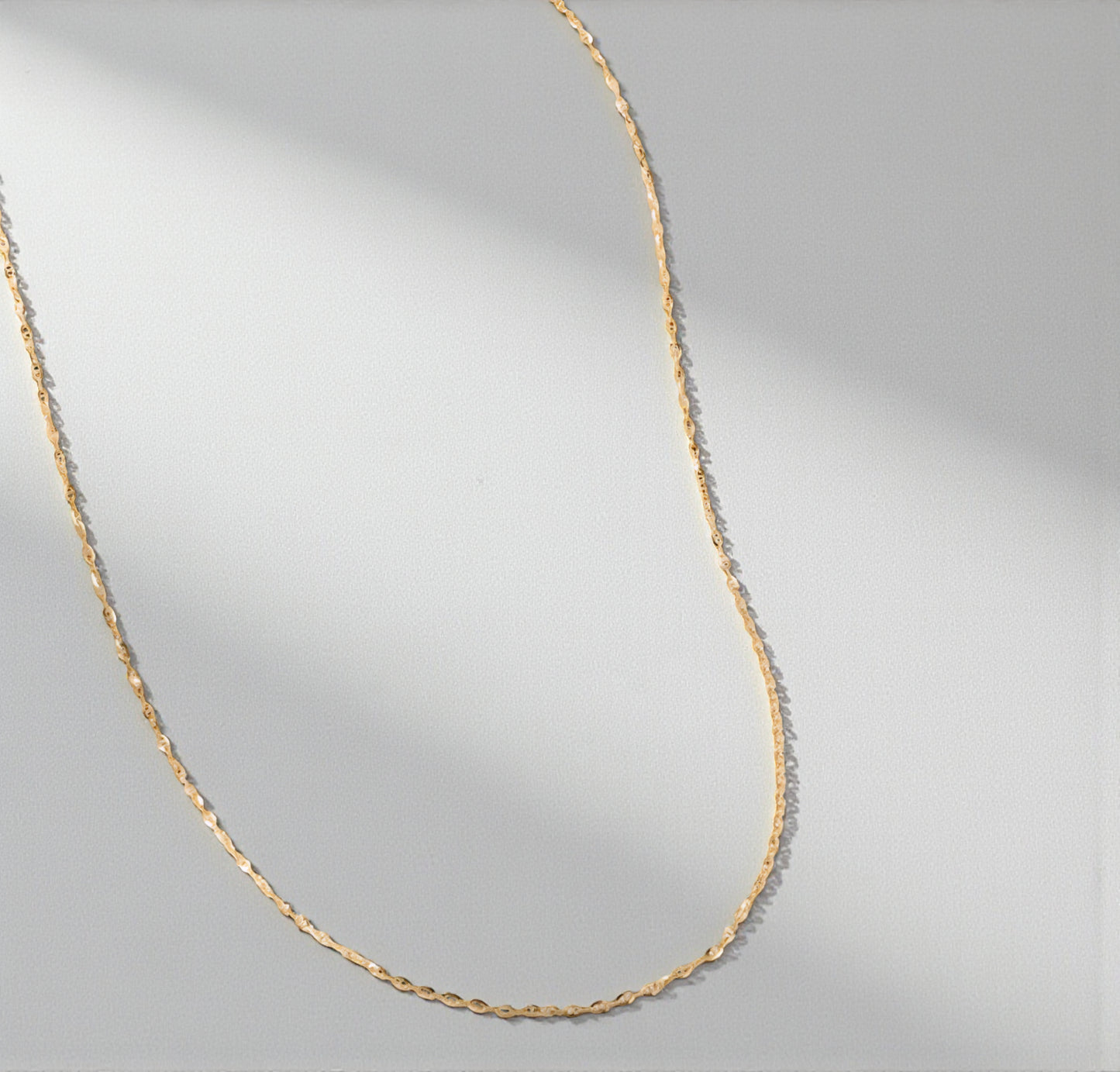 Genuine 18K Gold Necklace Chain
