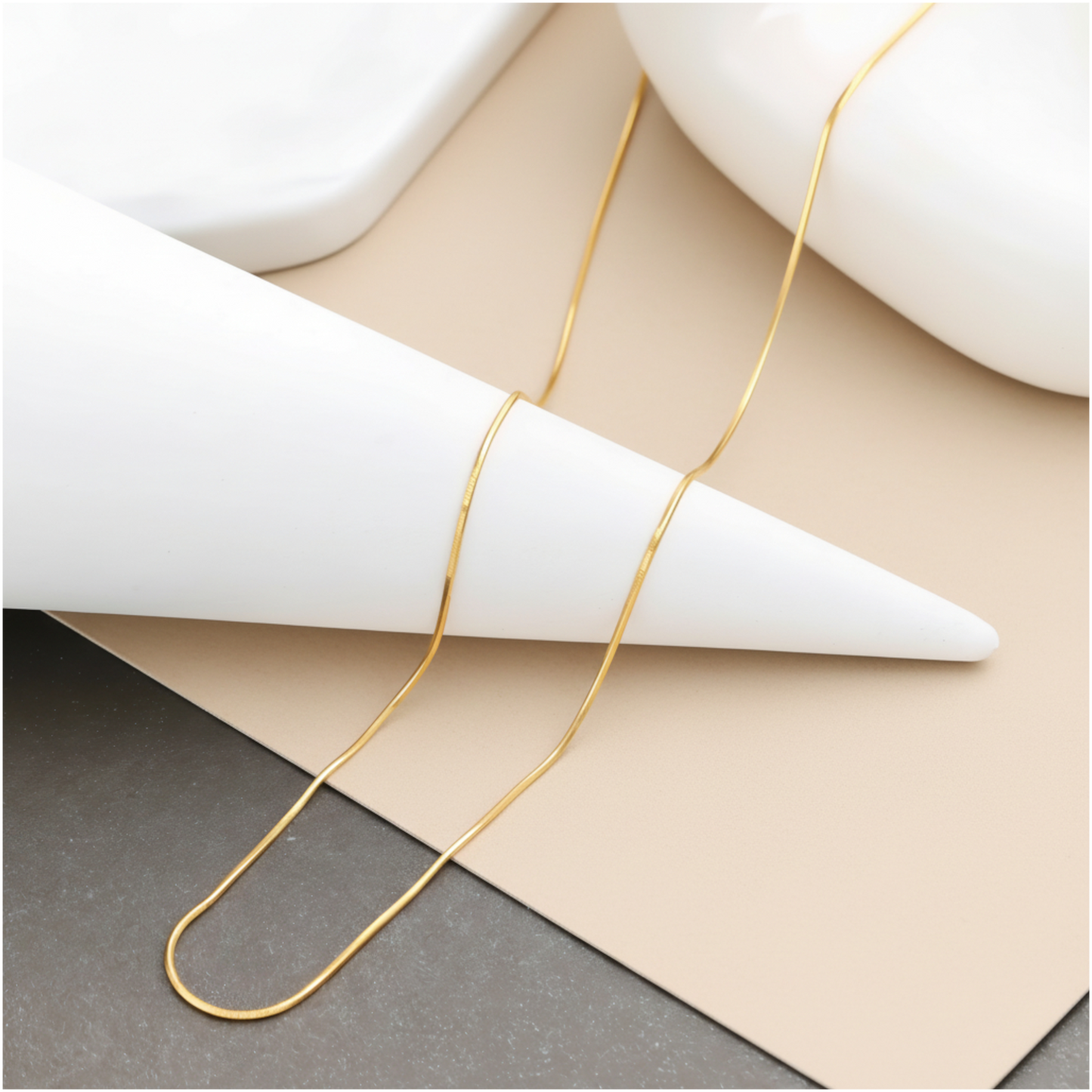 18K Gold Chain Necklace