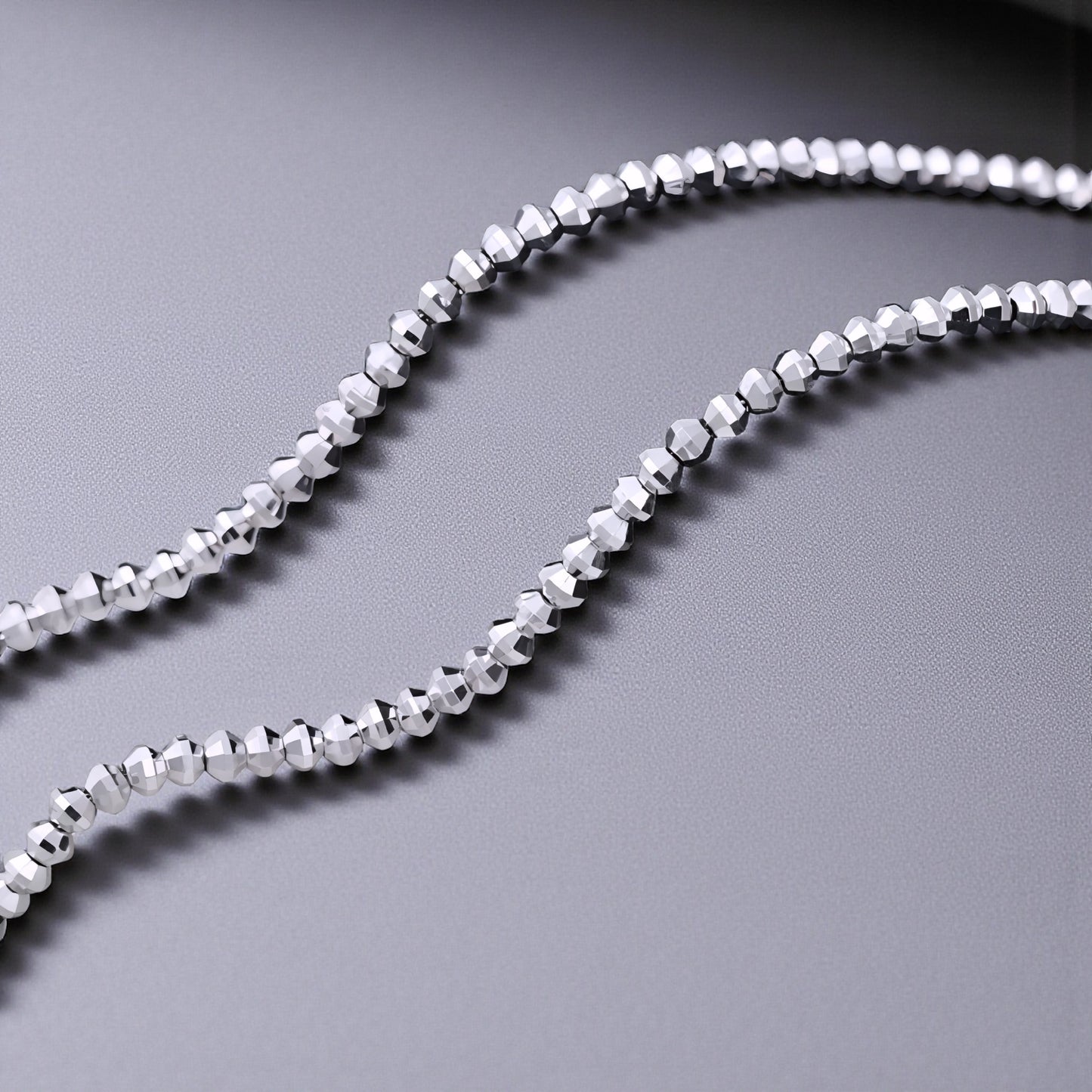 18K Gold Laser Beads Adjustable Bracelet