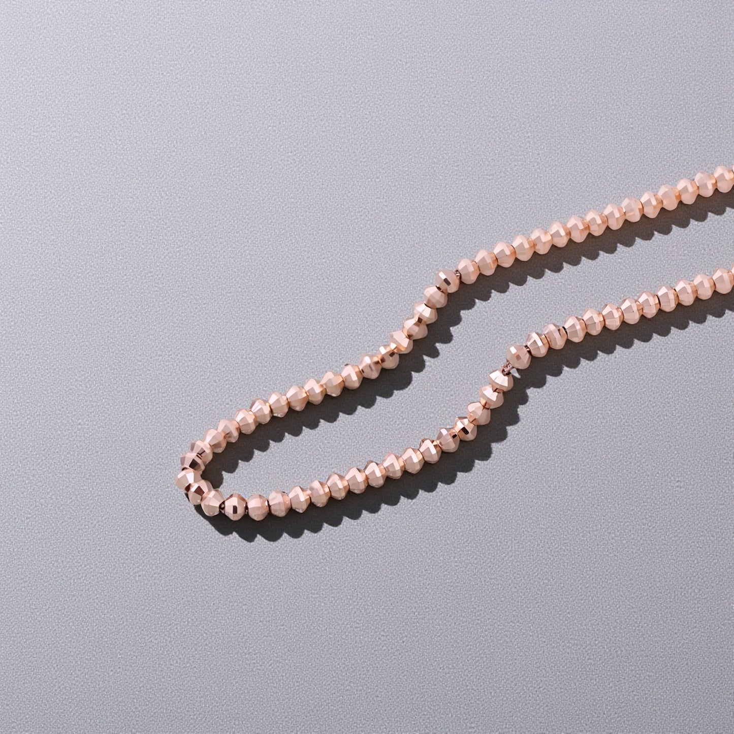 18K Gold Laser Beads Adjustable Bracelet