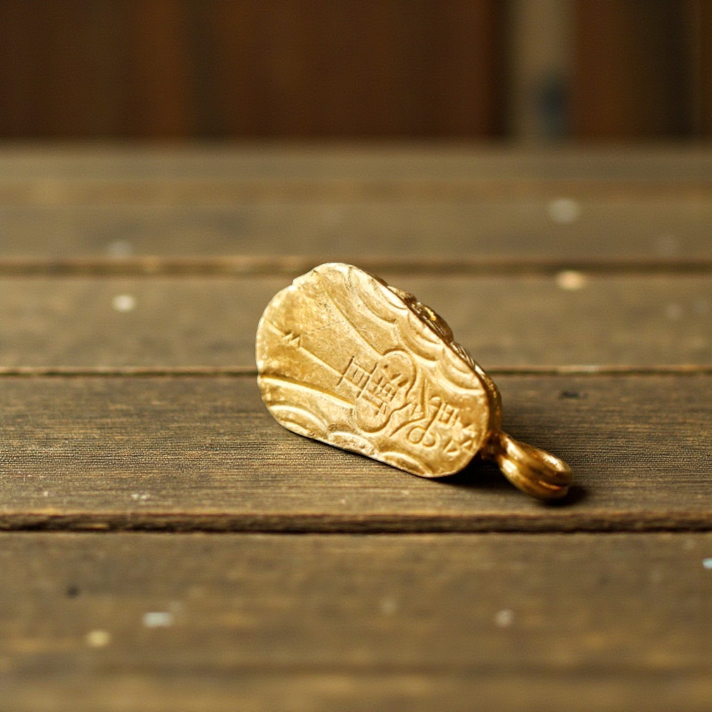 24K 999 Gold Small Lucky Tiger Head Shoes D.I.Y Charm Pendant