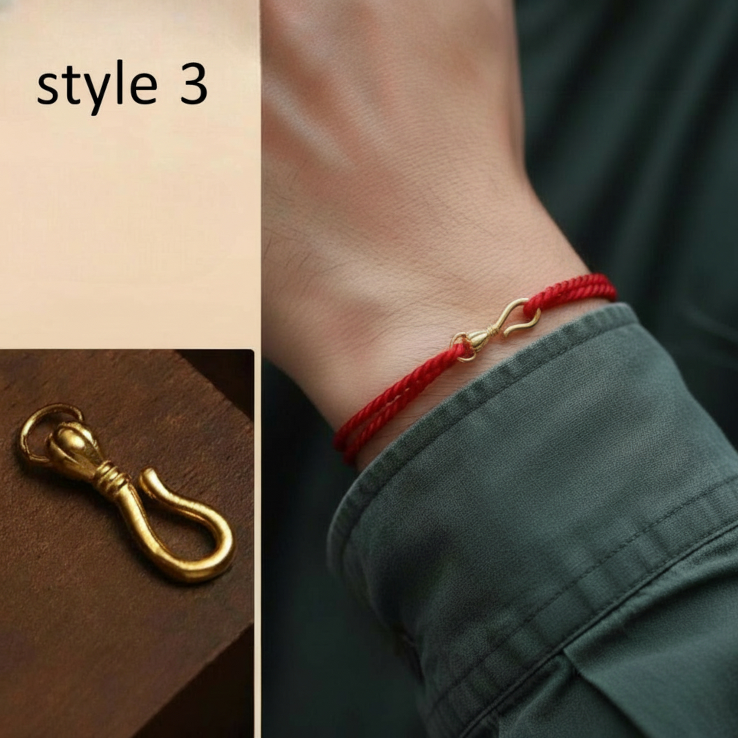 24K Gold D.I.Y Universal Connector Hook Lobster clasp