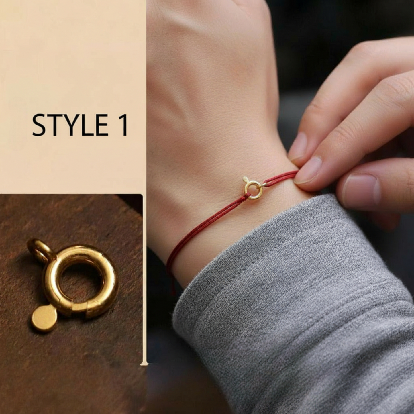 24K Gold D.I.Y Universal Connector Hook Lobster clasp