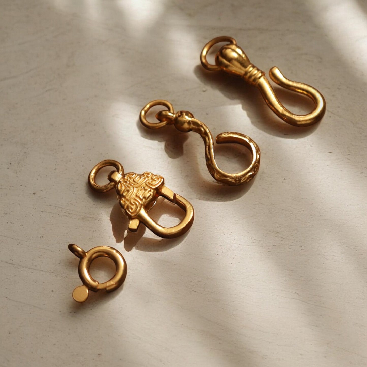24K Gold D.I.Y Universal Connector Hook Lobster clasp
