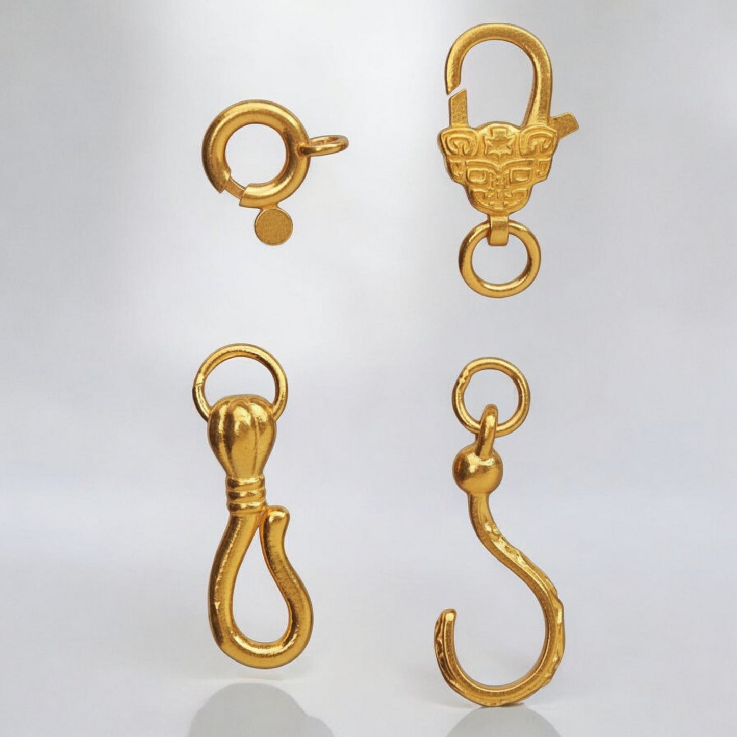 24K Gold D.I.Y Universal Connector Hook Lobster clasp