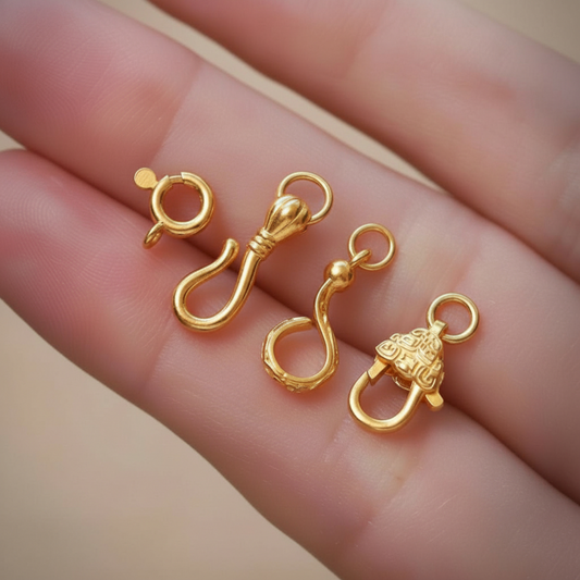 24K Gold D.I.Y Universal Connector Hook Lobster clasp
