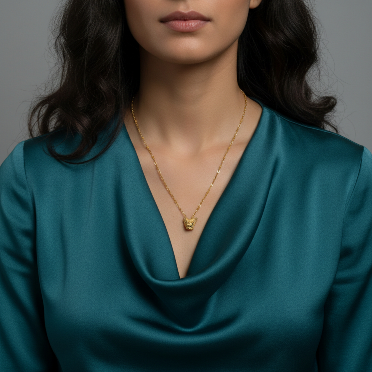 24K 999 Pure Gold Cute Knitted Hat on Kitten Cat D.I.Y Charm Pendant