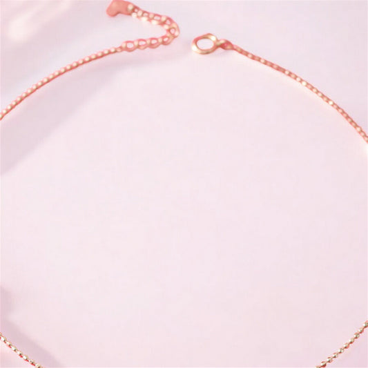 14K Real Gold Minimal Beads Bracelet and Anklet