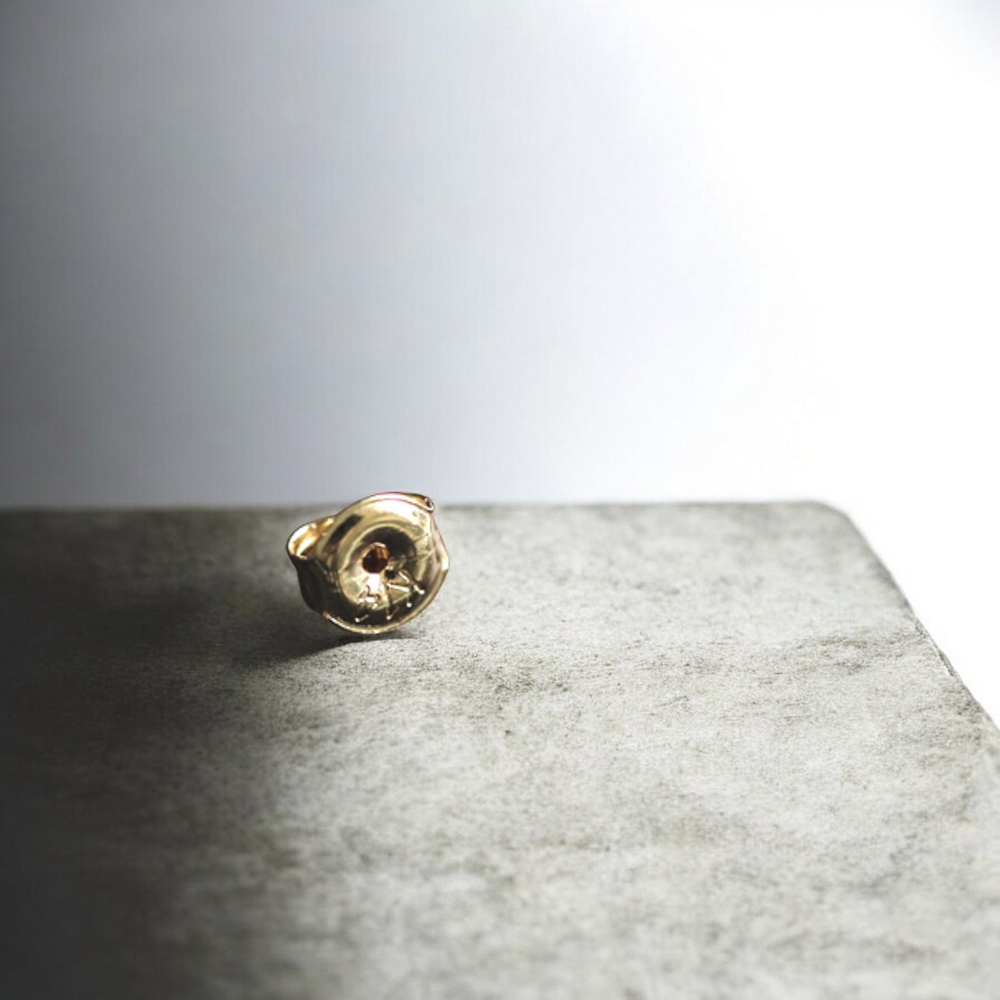 14K Pure Gold Earring Backing Back