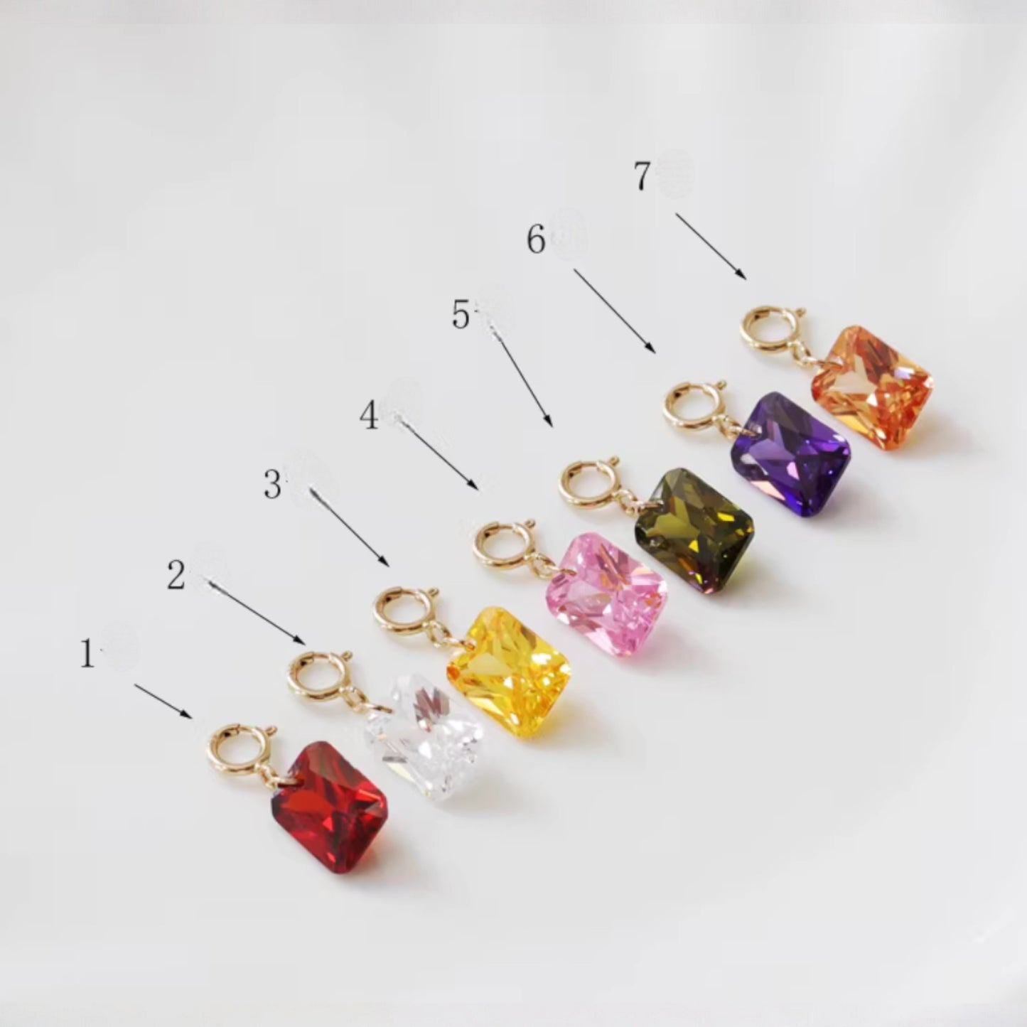 14K Real Gold Petite Universal Buckle Pendant D.I.Y Charm