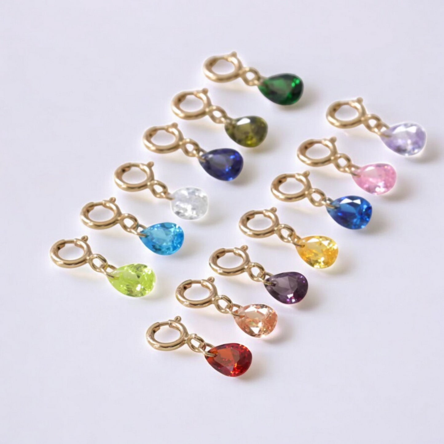 14K Real Gold Petite Universal Buckle Pendant D.I.Y Charm