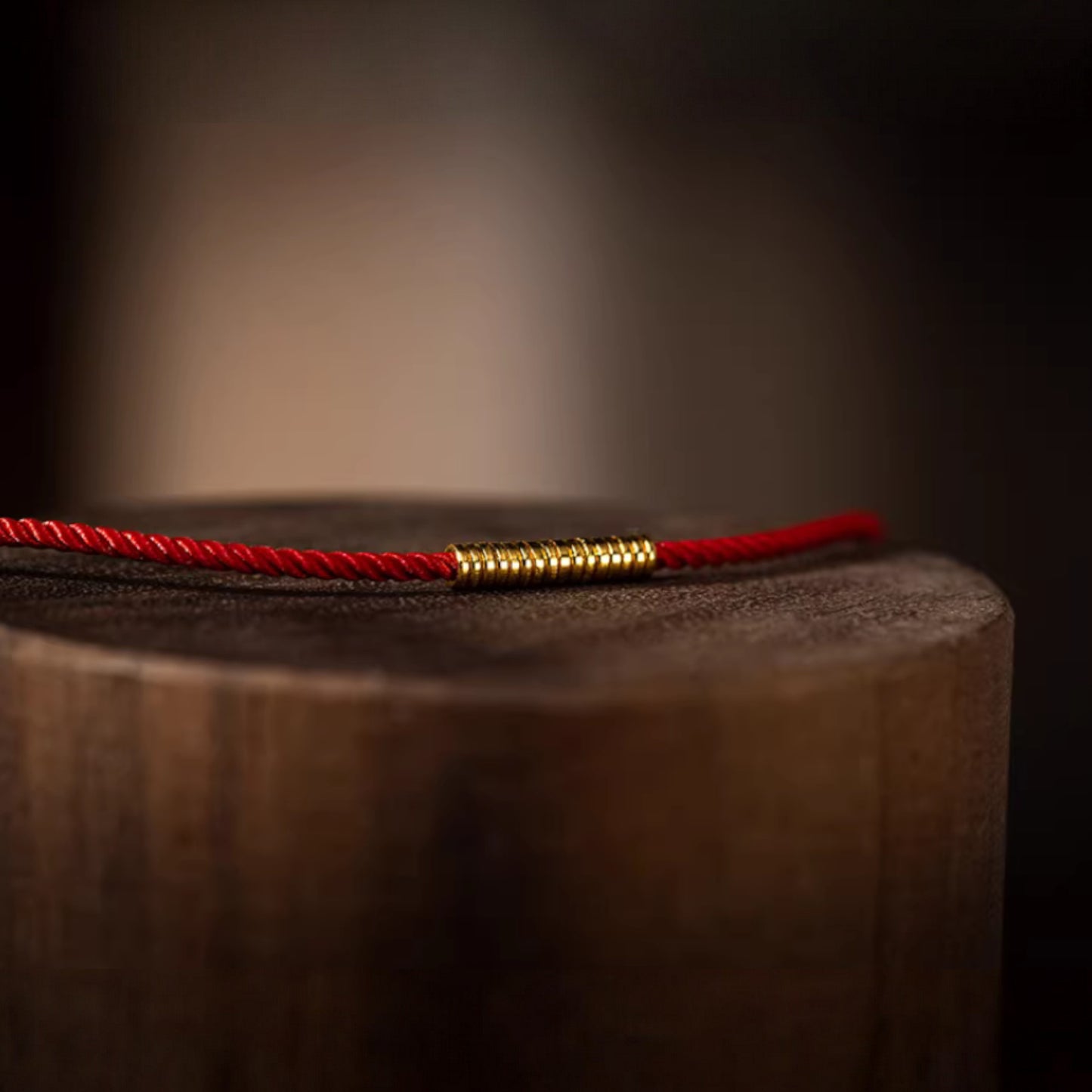 24k 999 Gold Lucky Beads Red String Bracelet