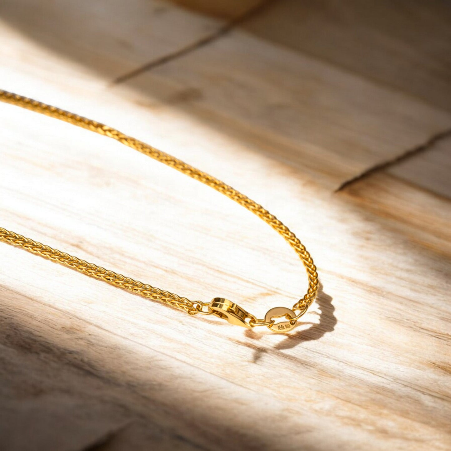 24K Real Gold Diamond Chinese Coin Mythical Beast Pixiu Pi Yao Necklace Pendant