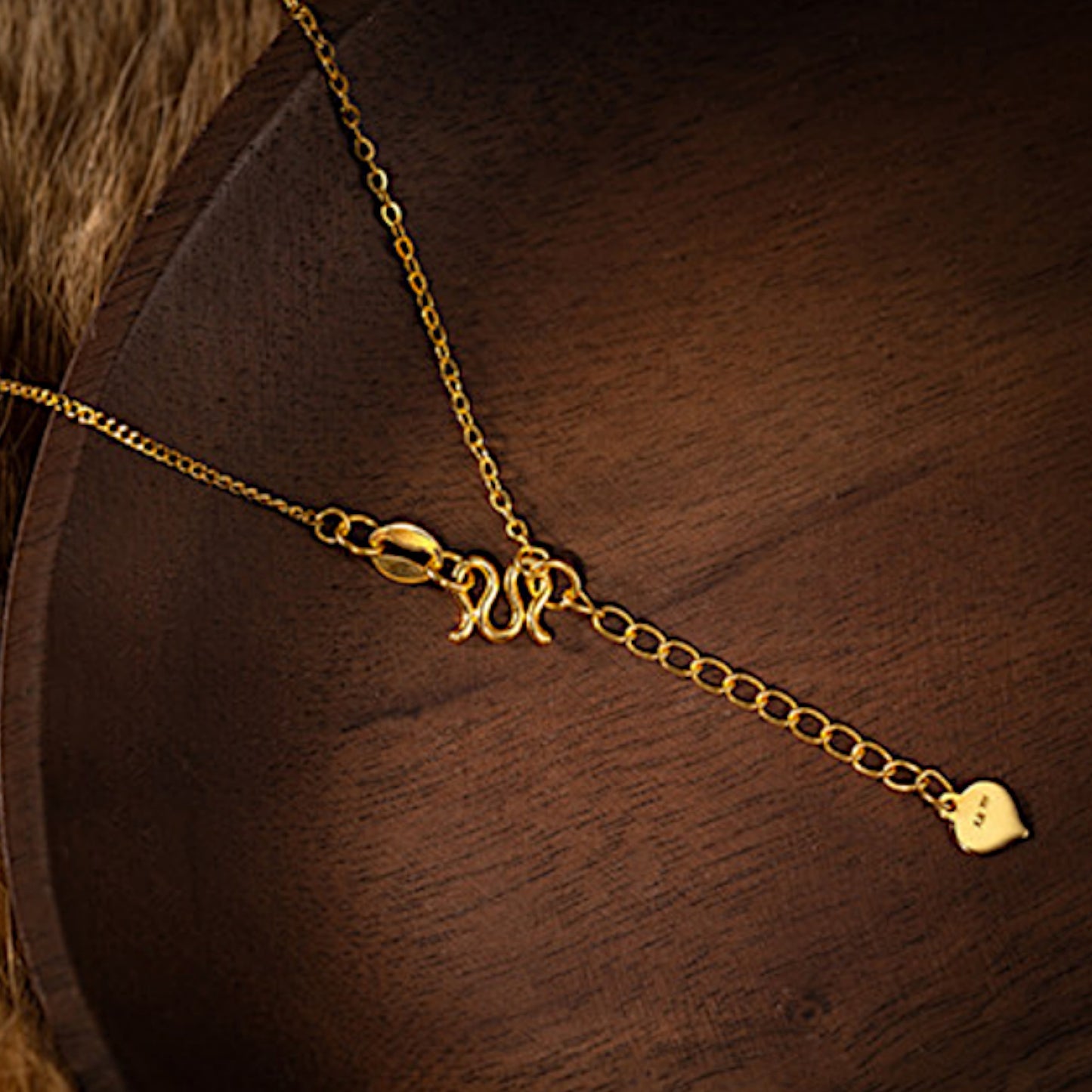 24K Real Gold Sparkling Butterfly Pendant Necklace