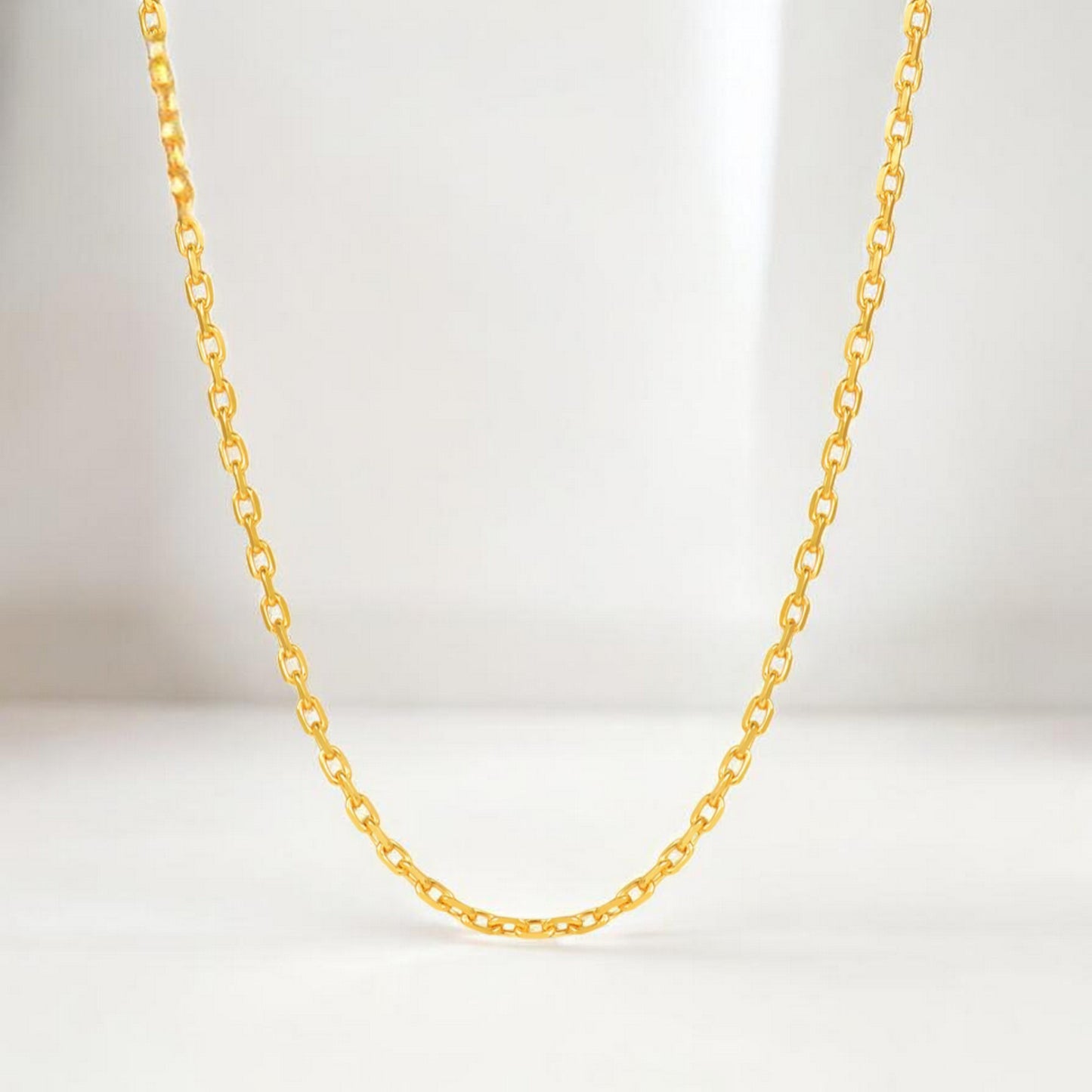 24K Real Gold Sweater chain Necklace