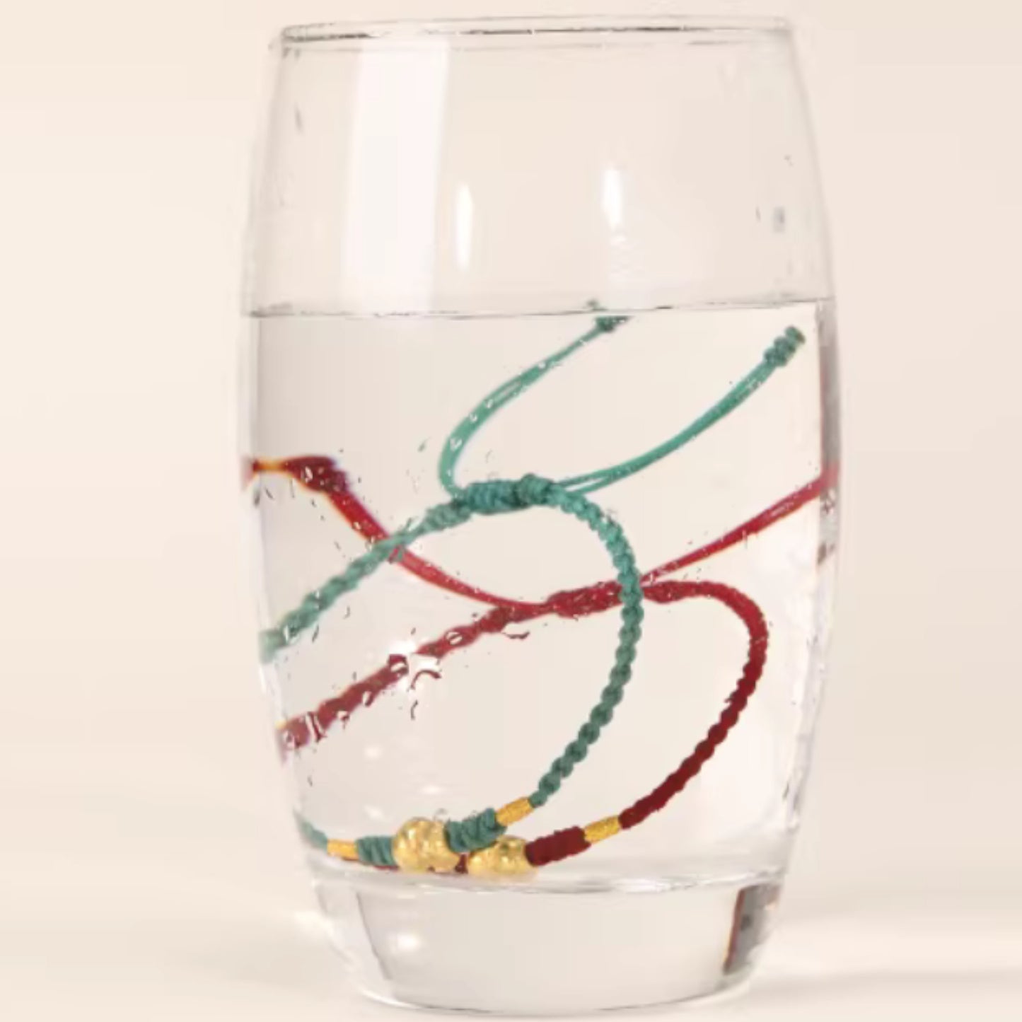 24k 999 Gold Chinese Zodiac Year of Horse Butt Fun Woven Red Rope Braided Bracelet