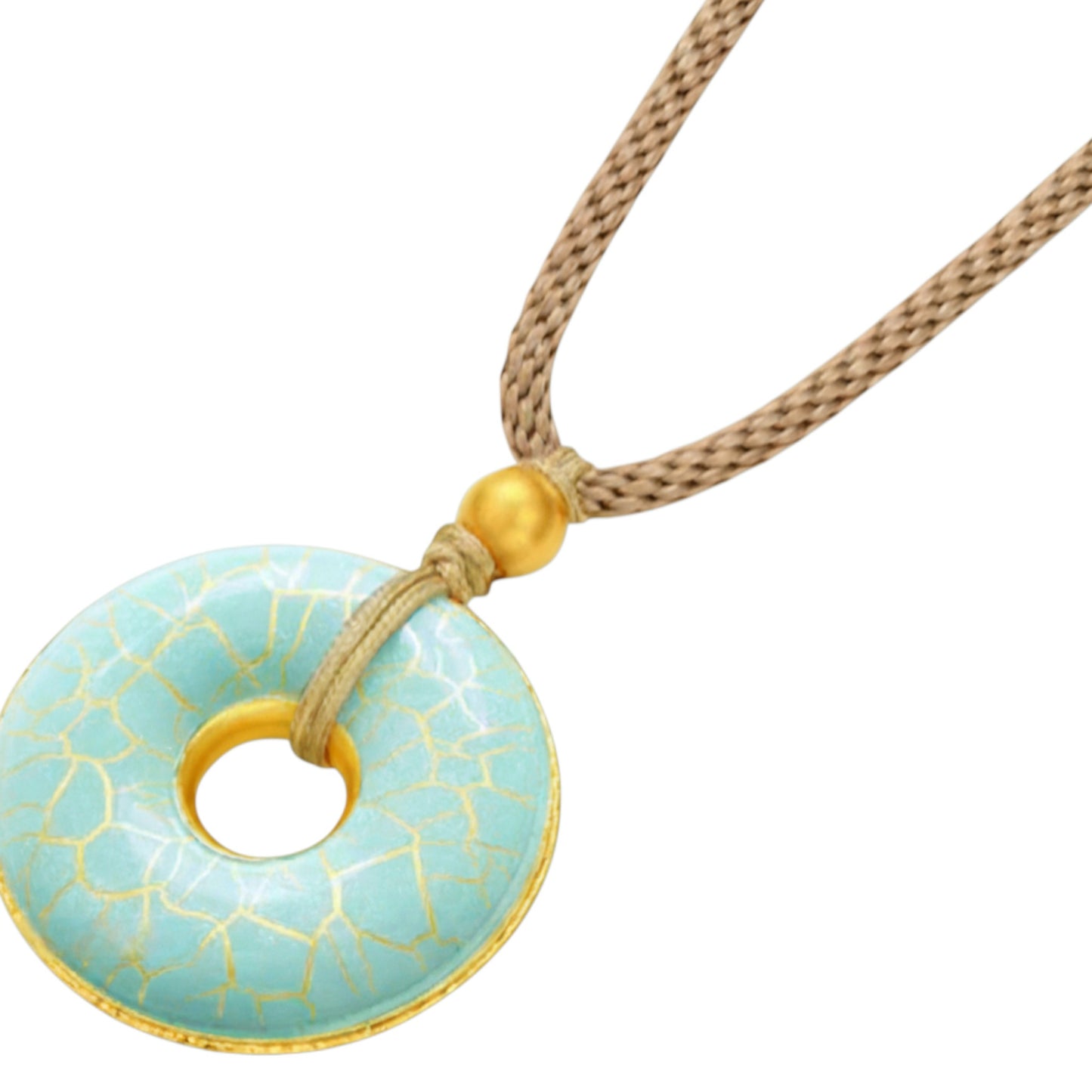 24K 999 Gold Perfect Harmony Health and Peace Treasure Pendant