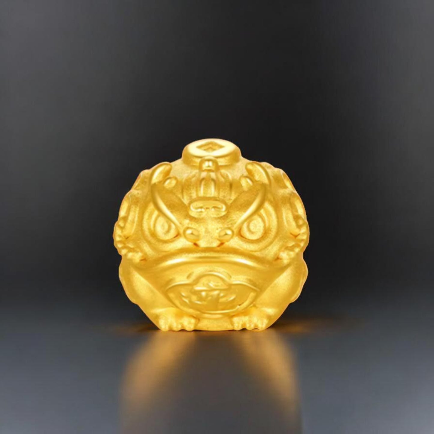 24K 999 Gold Toad Holds Wealth Unisex Rope Adjustable Bracelet
