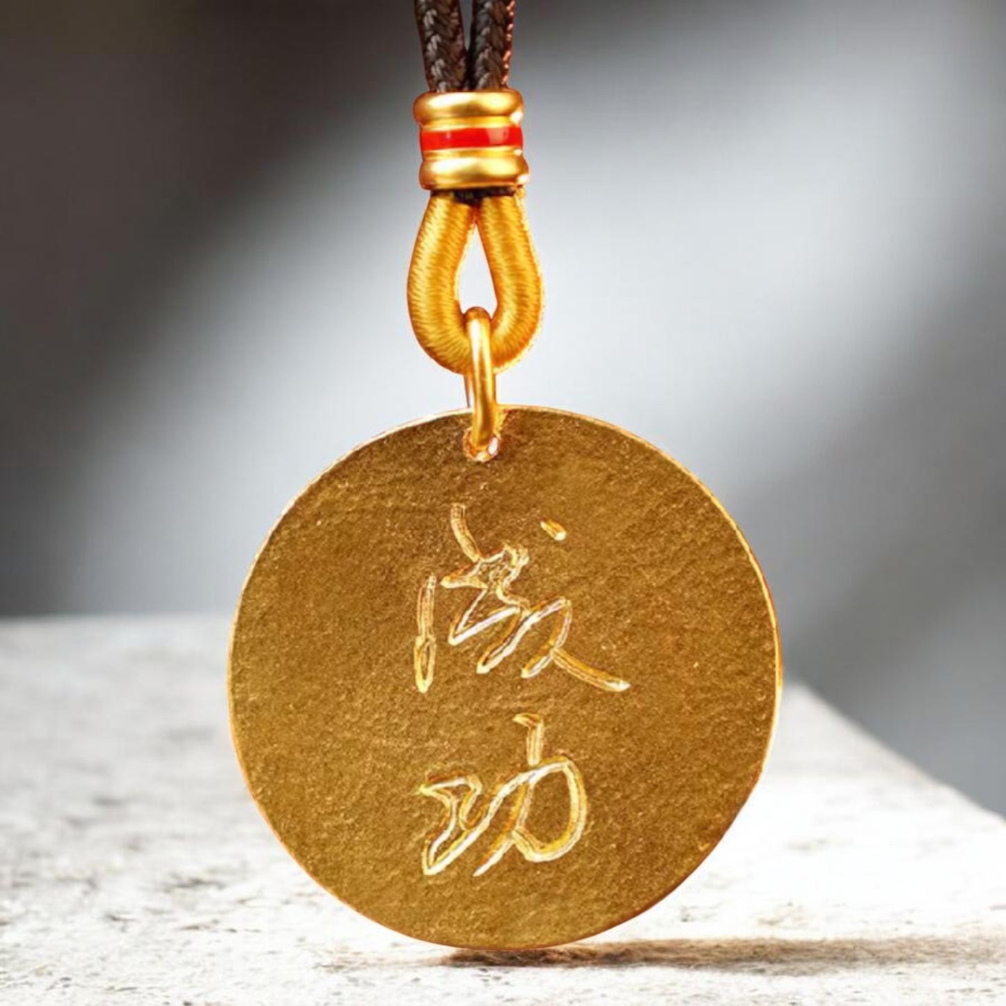 24k Gold Immediate Success Year of the Horse Pendant