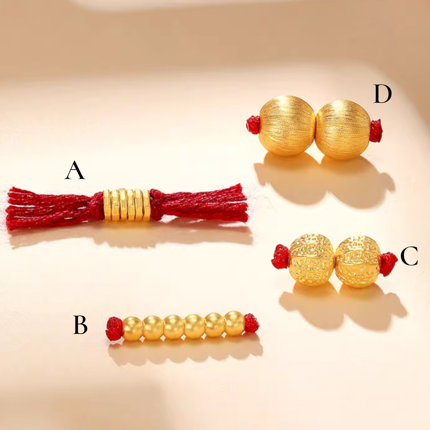 24k Gold D.I.Y Beads and charms Accessories