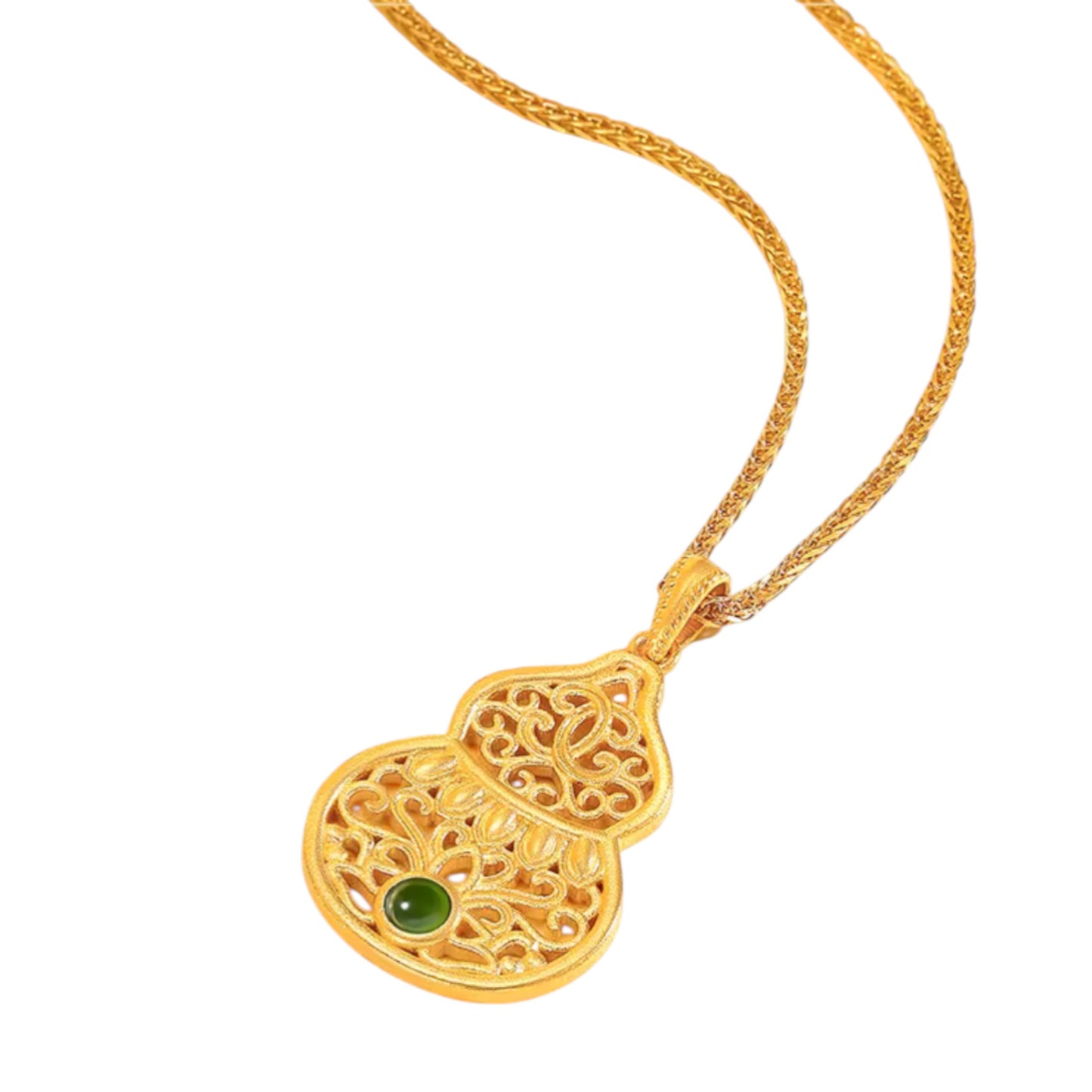 24k Gold Lucky Gourd Pendant