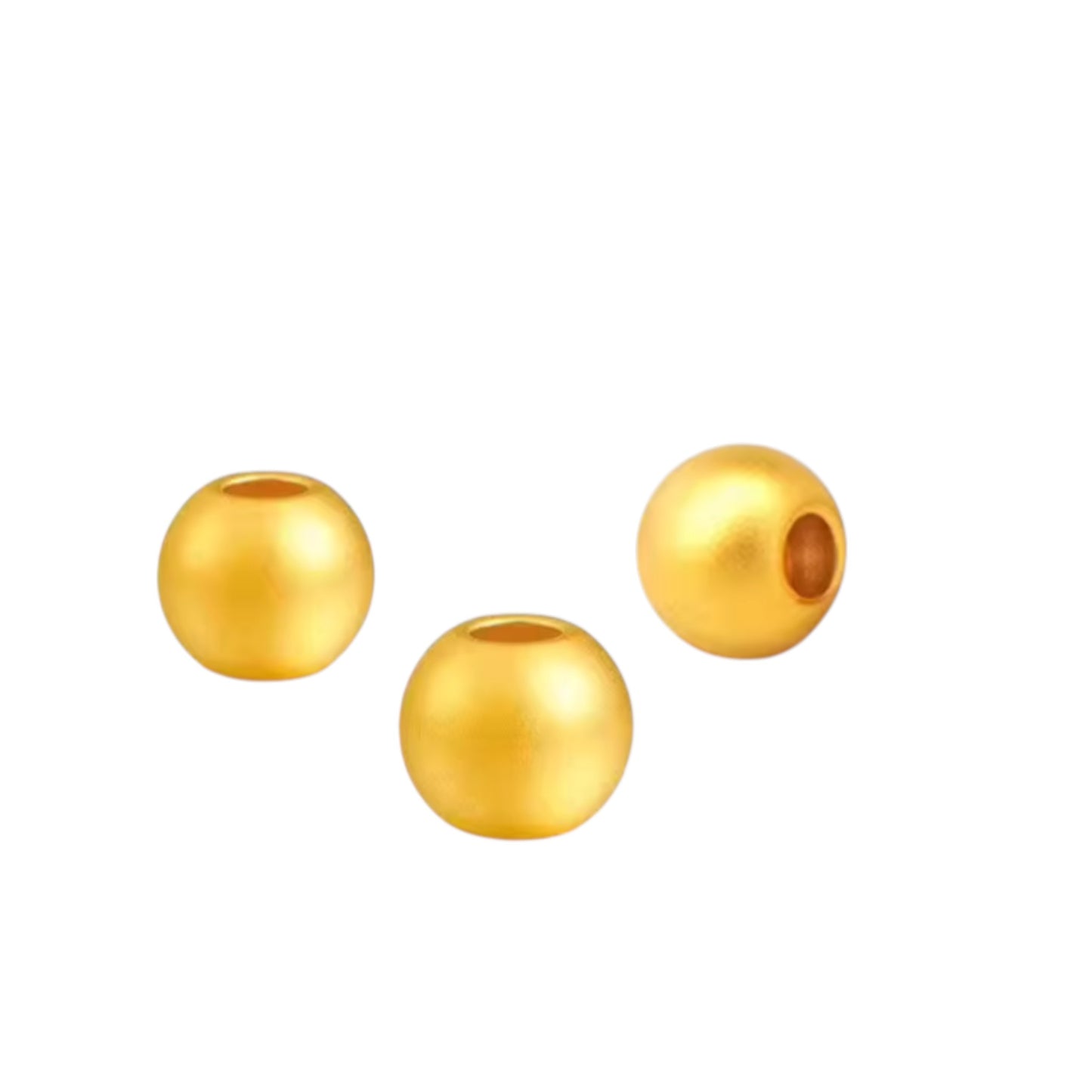 24K 999 Gold Minimal Minimalist Beads Bracelet