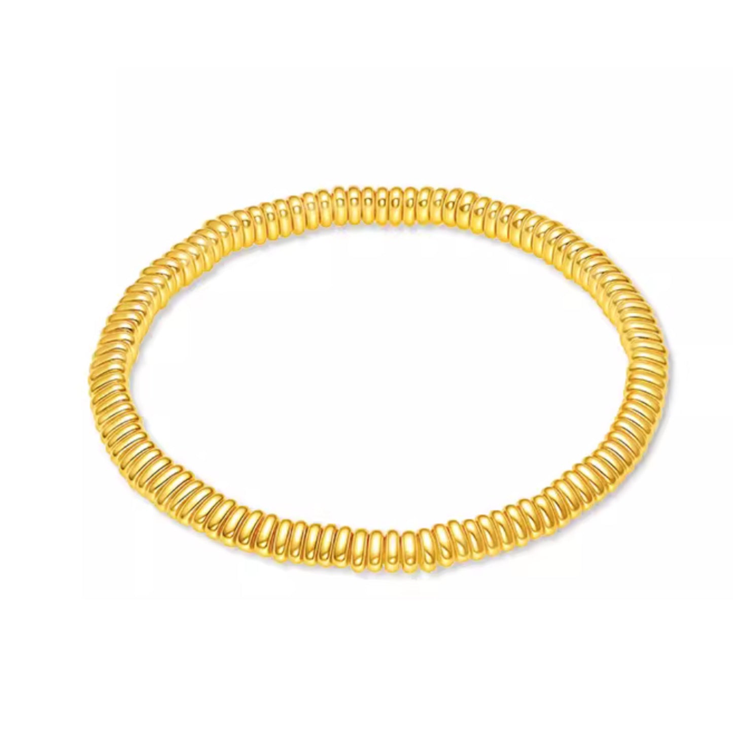 24K 999 Gold Minimal Minimalist Beads Bracelet