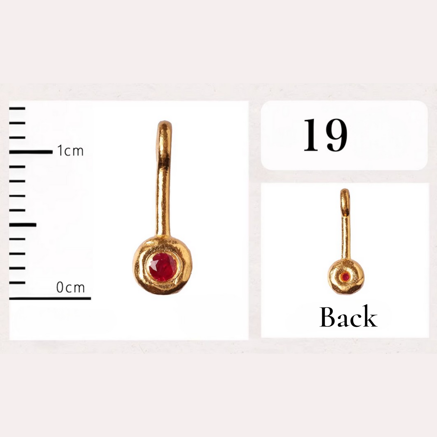 24K Gold D.I.Y Small Charm Heart Star Styles