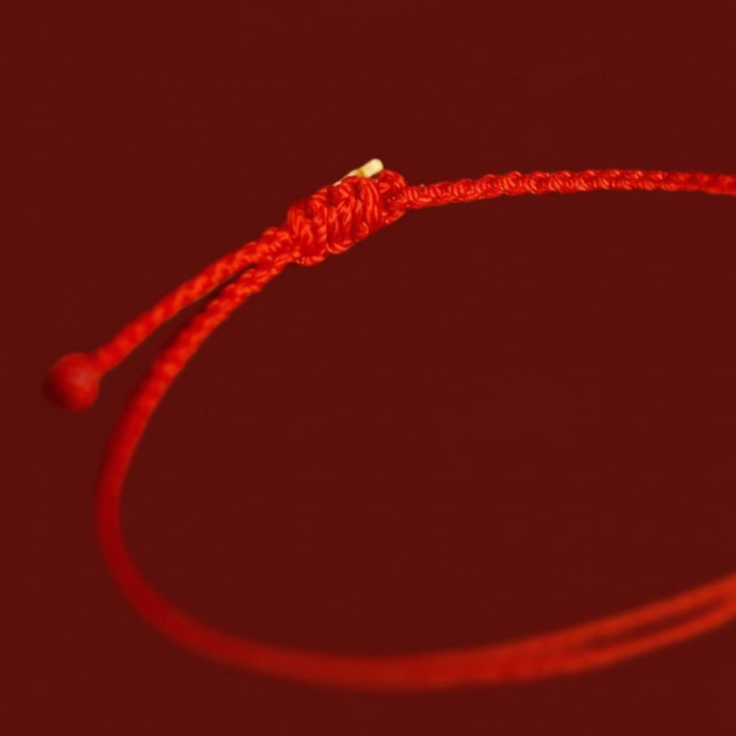24K 999 Solid Gold Mini Zodiac Horse Charm with Braided Bracelet