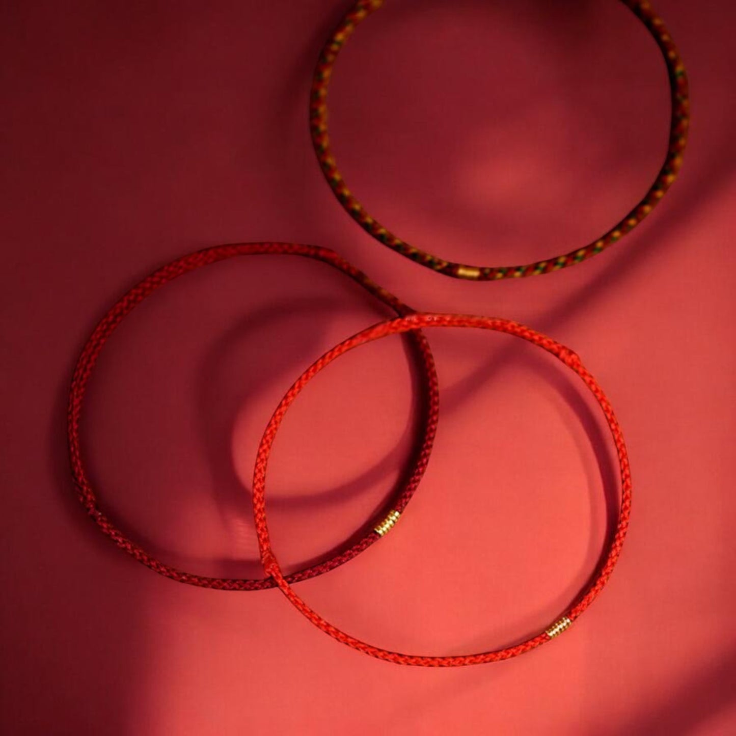 24K 999 Gold Mini Charm Very Thin Rope Bracelet