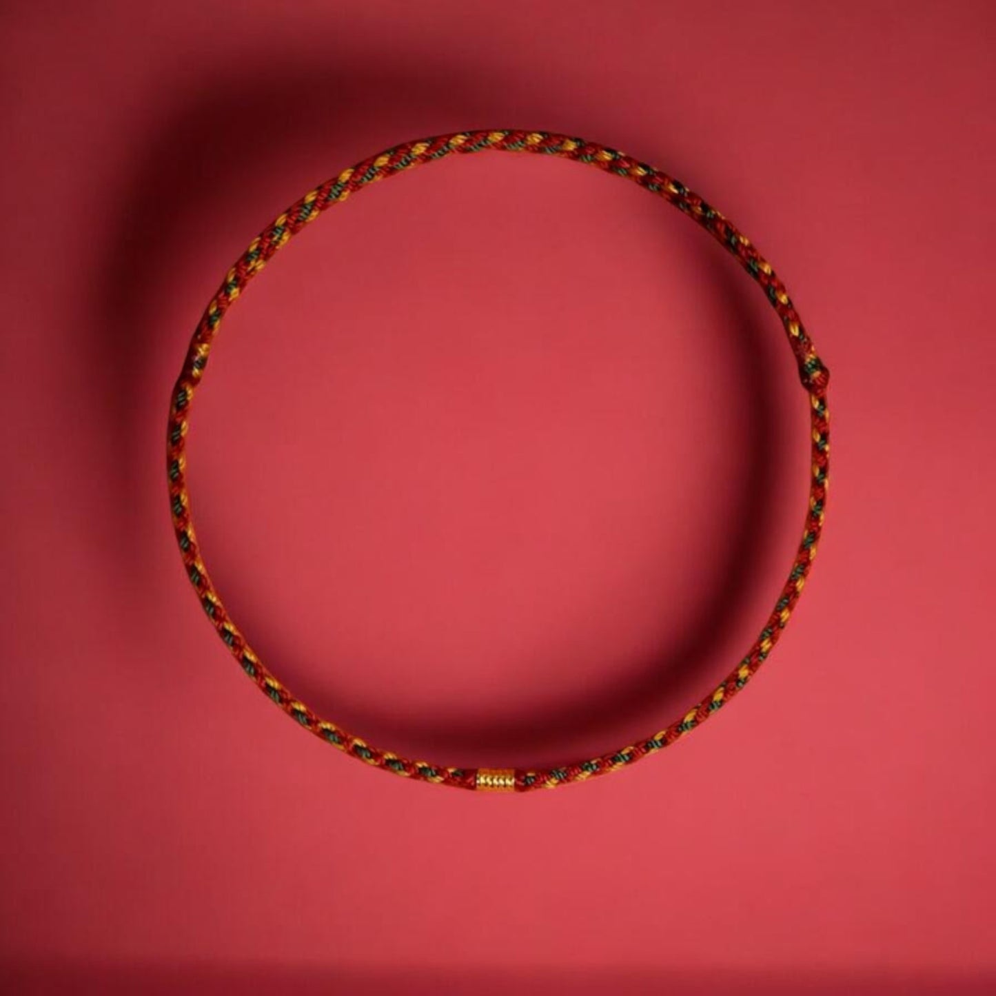 24K 999 Gold Mini Charm Very Thin Rope Bracelet