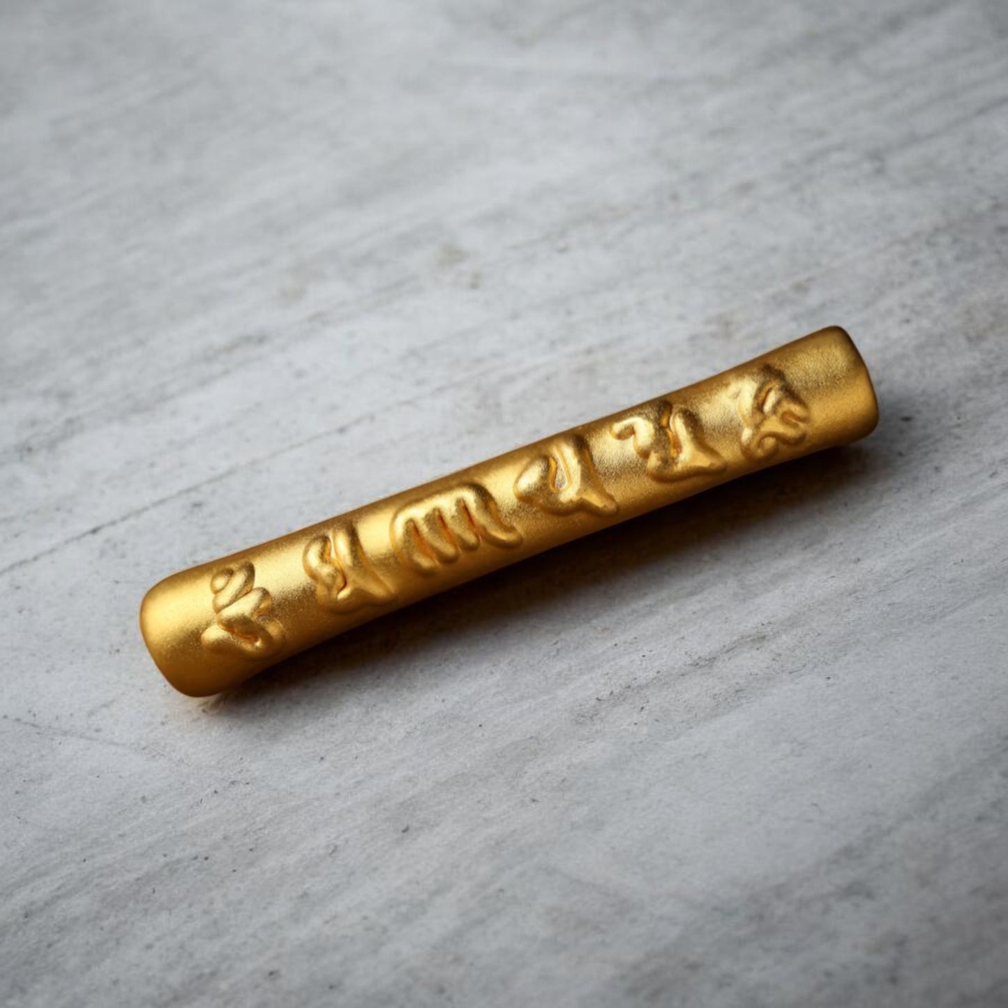 24k 999 Gold The Six-Word Mantra Charm Bracelet