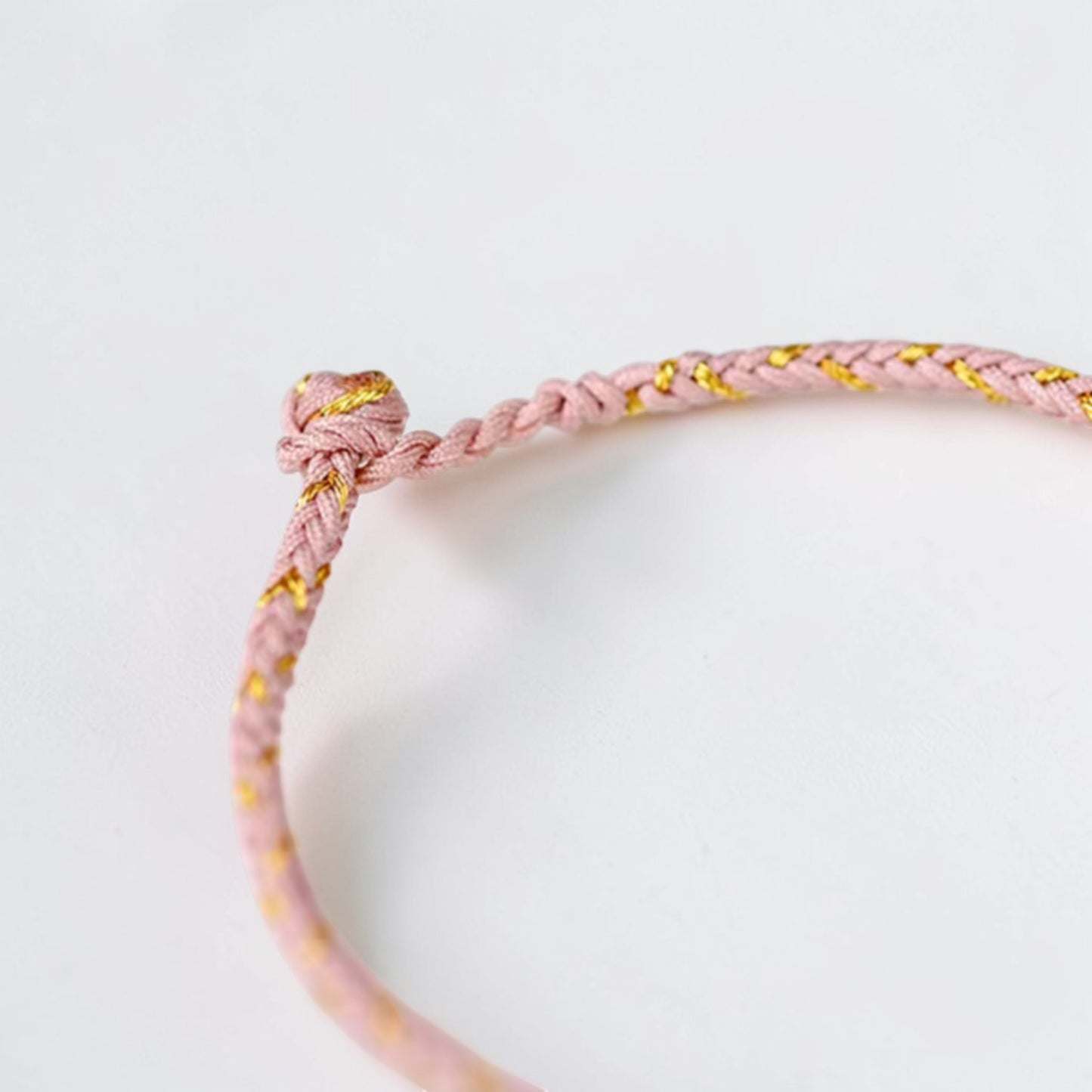 24k 999 Gold Heart Charm Braided Bracelet and Anklet