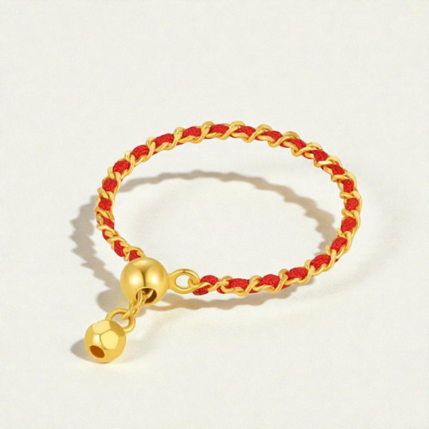 18K Gold Diamond Minimal Bracelet and Ring